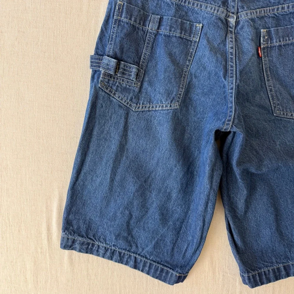 Vintage 1999 Levi's Carpenter Jorts W29 Baggy Y2K Skater Red Tab